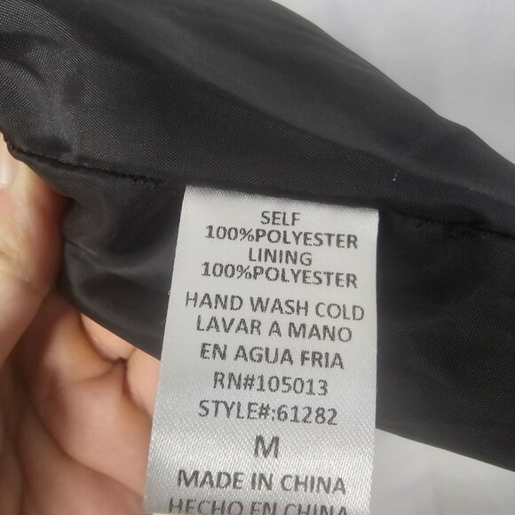 Andree by Unit Skirt Mini Black Pink Embroidered Grunge Fairy Floral M - Picture 7 of 8